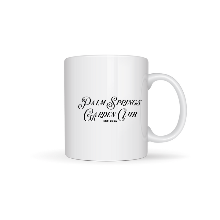 Palm Springs Garden Club Ceramic Mug