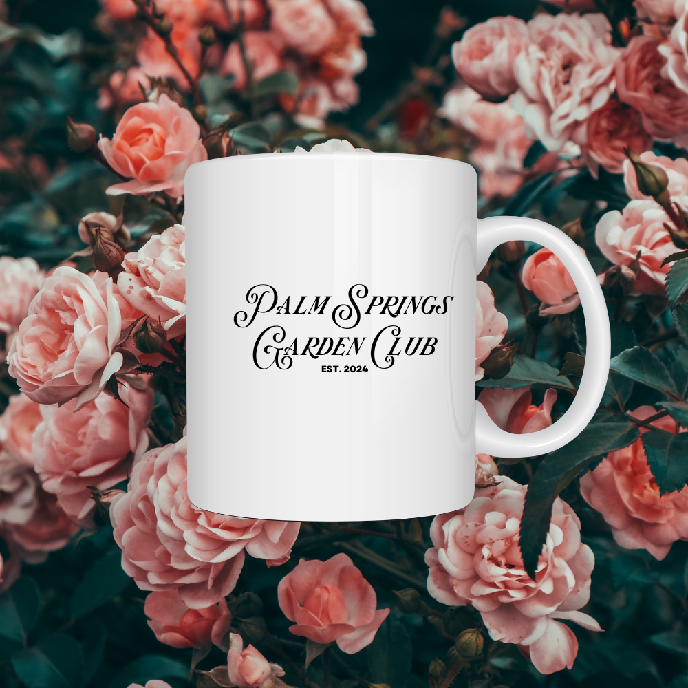 Palm Springs Garden Club Ceramic Mug